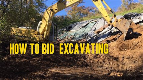 How to Bid Excavating and Grading 